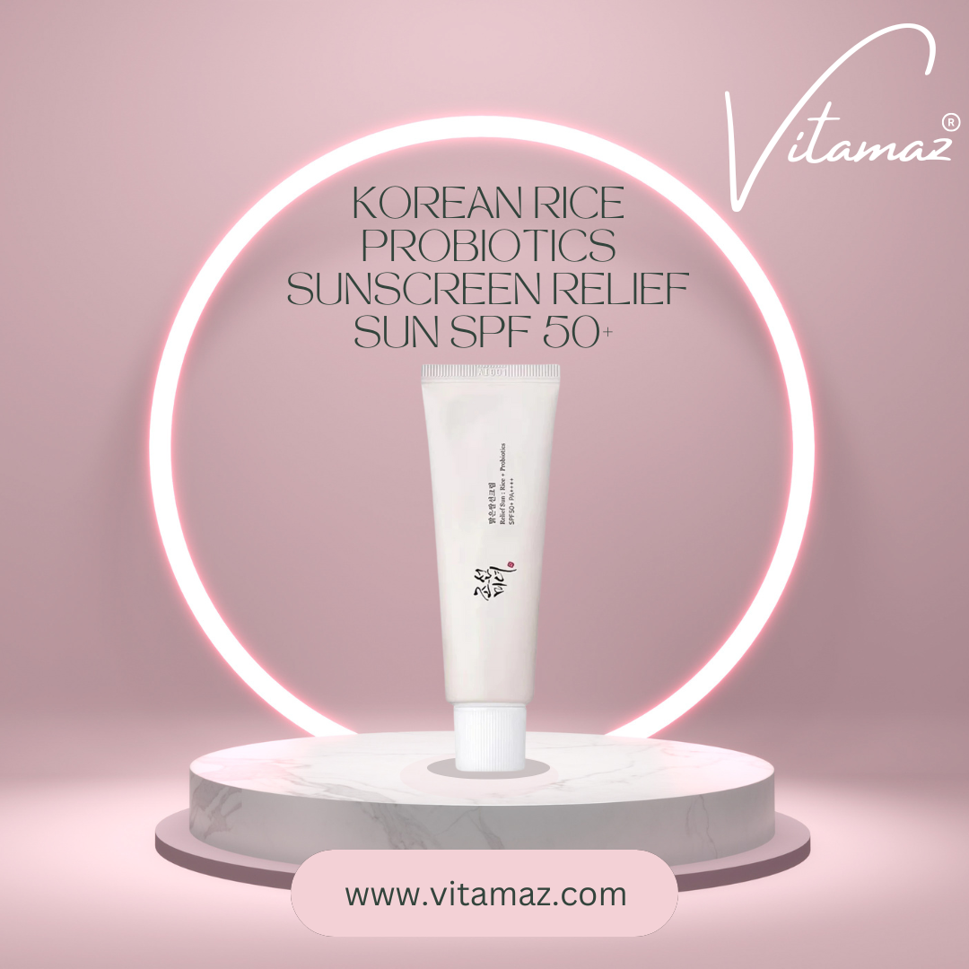 Korean Rice Probiotics Sunscreen Relief Sun Spf 50+