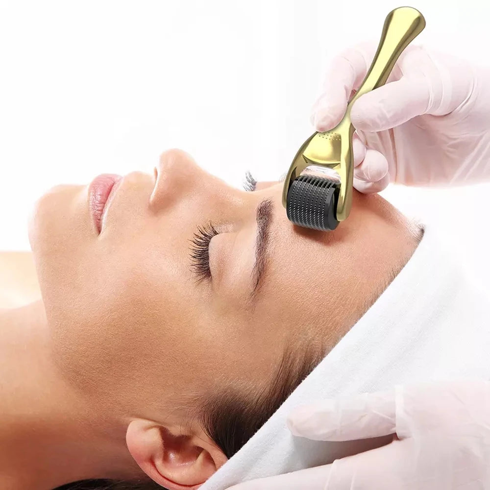 Luxury Golden DRS 540 Derma Roller Micro Needle