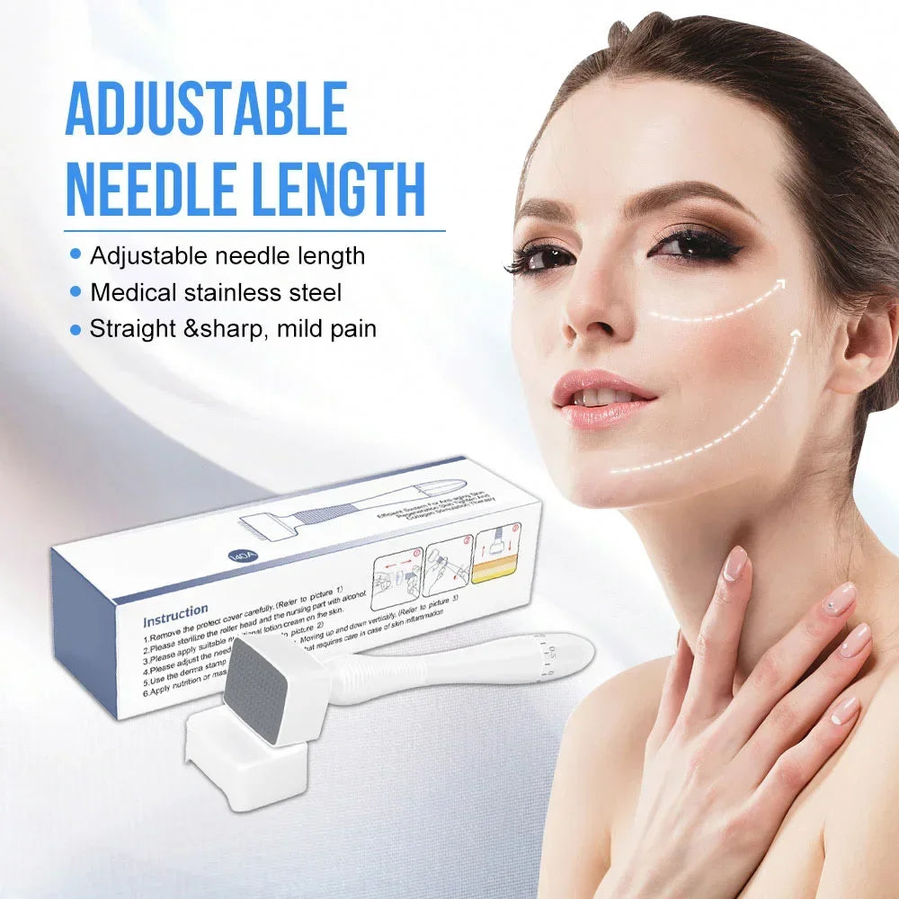 Derma Stamp Microneedling Face Roller Massager