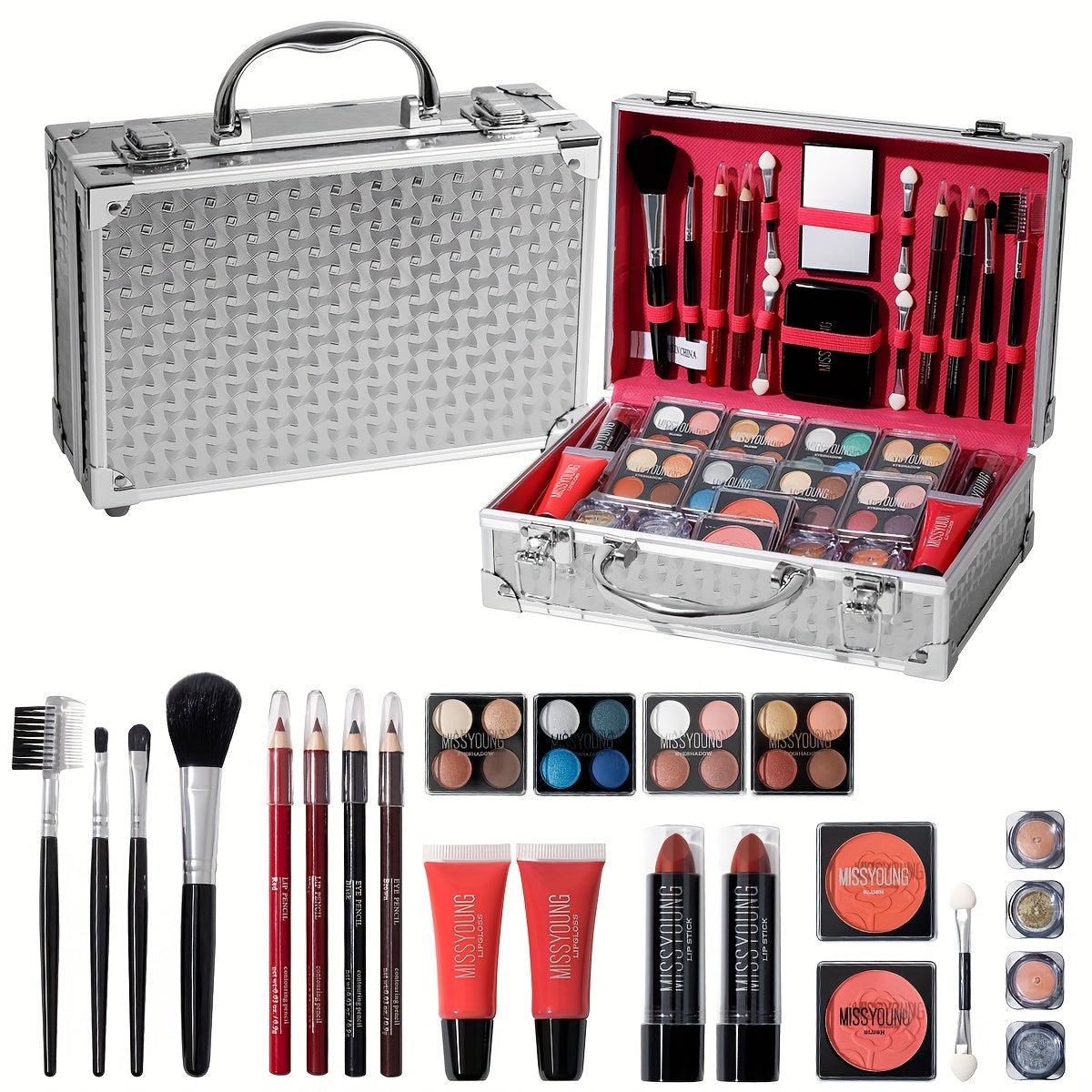 All-In-One Makeup Gift Set, Professional Makeup Tools 56pcs Set