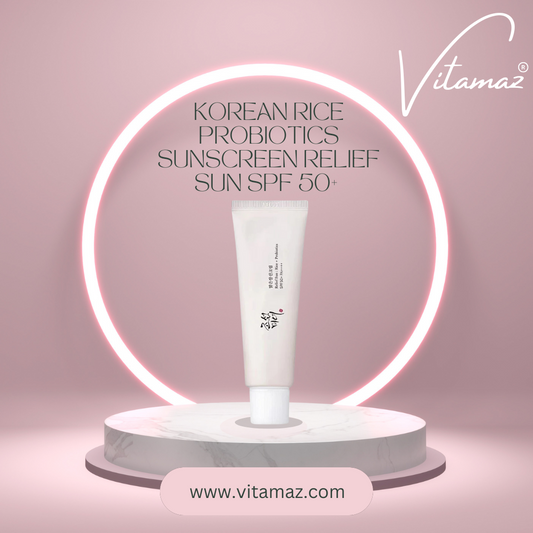 Korean Rice Probiotics Sunscreen Relief Sun Spf 50+
