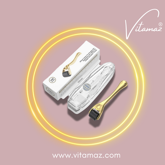 Luxury Golden DRS 540 Derma Roller Micro Needle