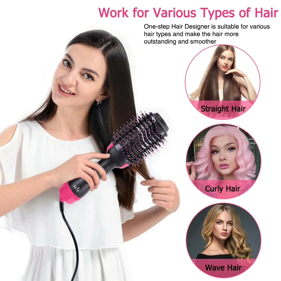 Multi-Function Hair Dryer Brush Blow Dryer Brush 4 In 1