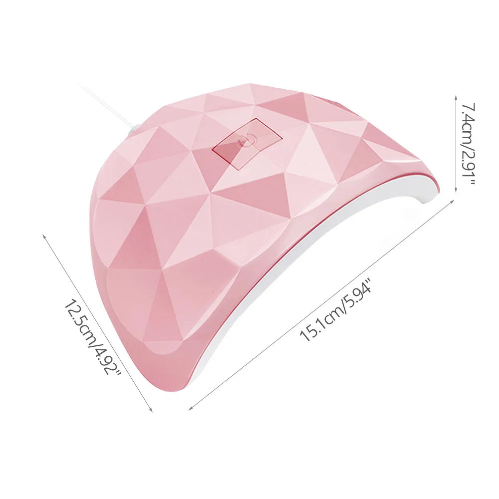 Drying Lamp Manicure UV Nail Dryer Curing Gel Nail Polish With USB Smart