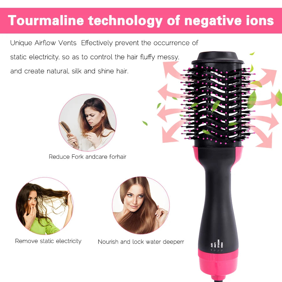 Multi-Function Hair Dryer Brush Blow Dryer Brush 4 In 1